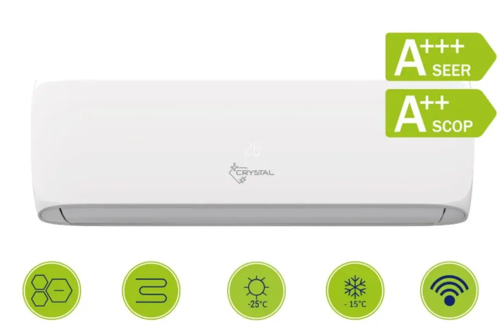 Imagine pentru Aer conditionat HomeFort Quartz Crystal 9000 BTU Inverter R32-WiFi