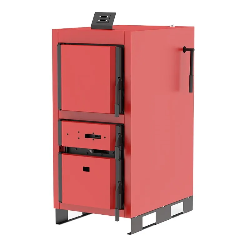 Imagine pentru Cazan pe lemne cu gazeificare 40kW, centrala termica Mareli combustibil solid