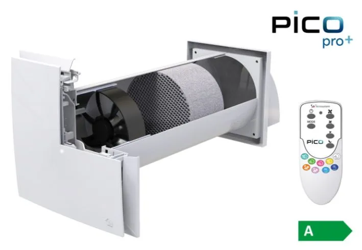 Imagine pentru Recuperator de caldura cu ventilatie, descentralizat PICO PRO+ 30, WiFi